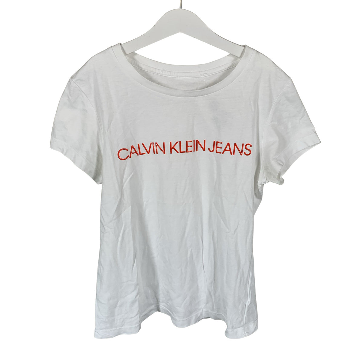 Unisex Calvin Klein Jeans - T-paita, koko 152 - 158 - Valkoinen (1)