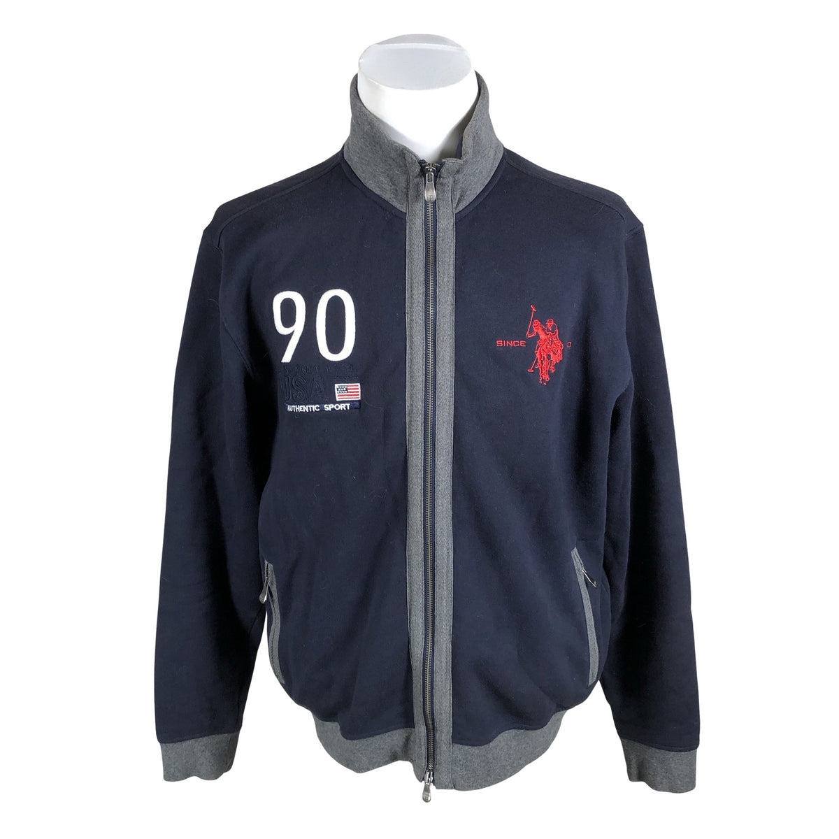 Miesten U.S. Polo Assn. - Svetari, koko XXL - Sininen (1)
