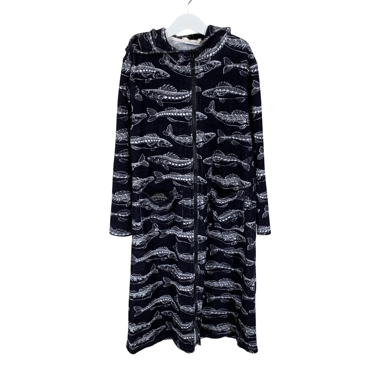 Unisex Versonpuoti - Kylpytakki, koko 140 - 146 - Musta (1)