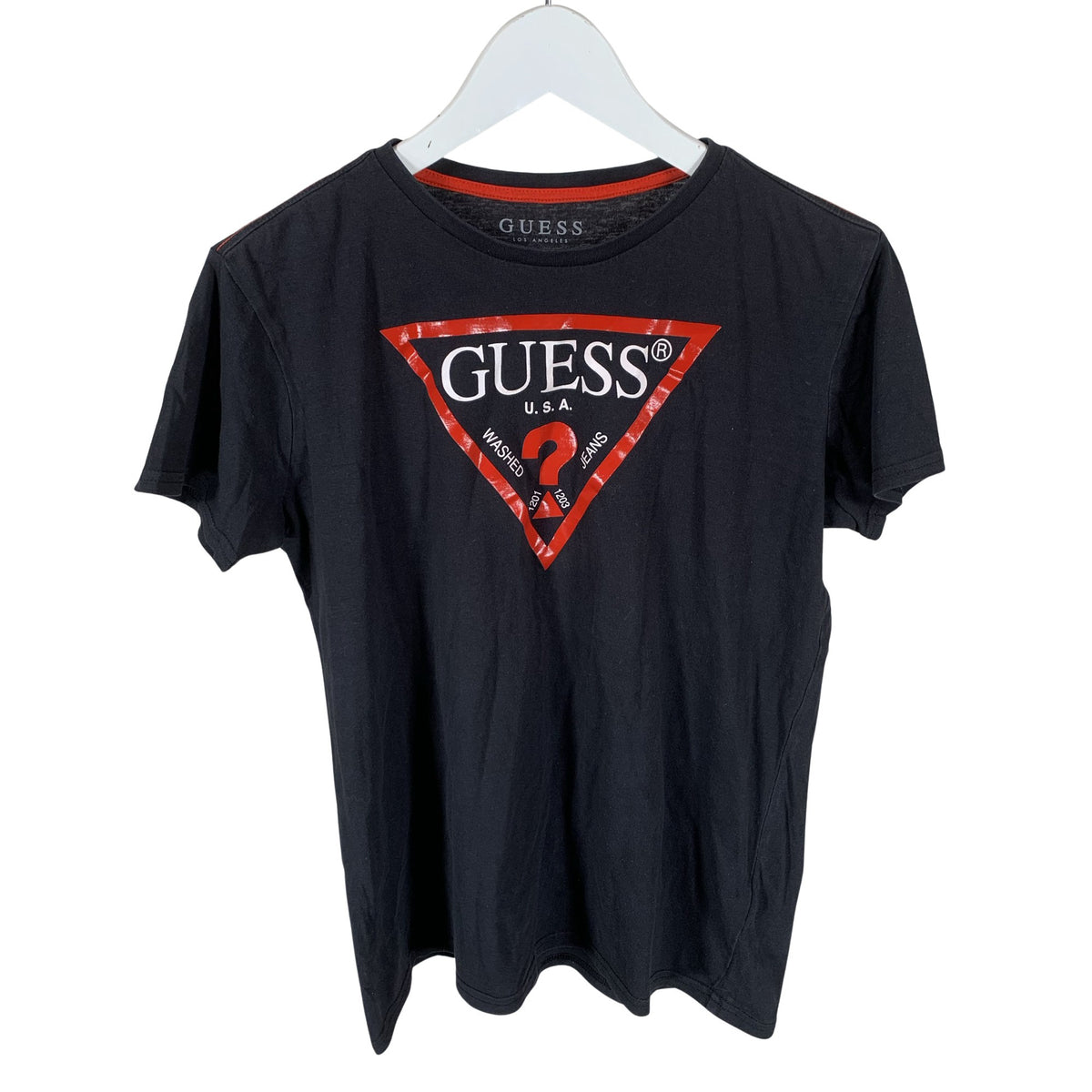 Unisex Guess - T-paita, koko 164 - 170 - Musta (1)