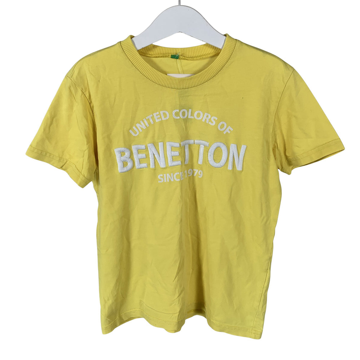 Unisex Benetton - T-paita, koko 122 - 128 - Keltainen (1)