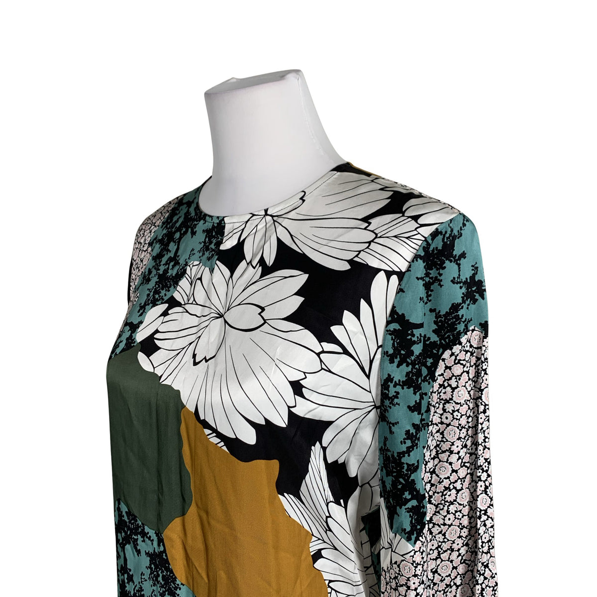 Naisten by Malene Birger - Sifonkimekko, koko 38 - Vihreä (3)