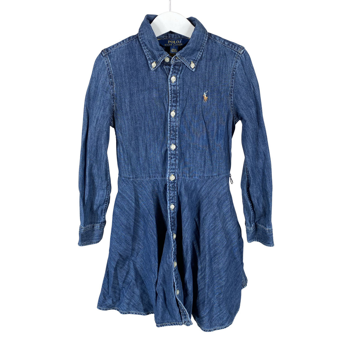 Tyttöjen Polo Ralph Lauren - Farkkumekko, koko 110 - 116 - Sininen (1)