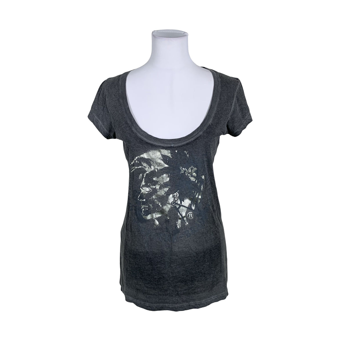 Naisten Diesel - T-paita, koko 36 - Harmaa (1)