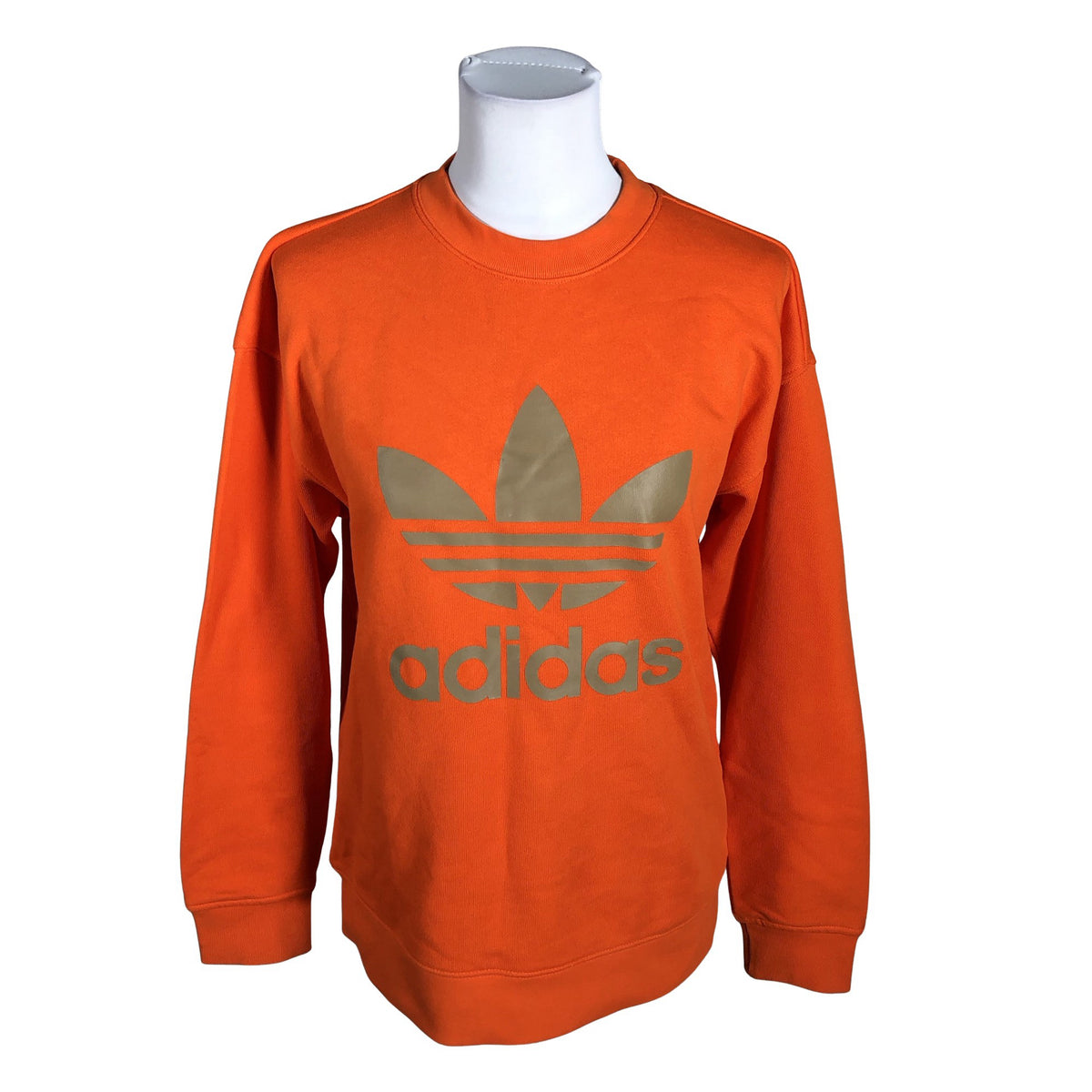 Naisten Adidas - Collegepaita, koko 34 - Oranssi (1)