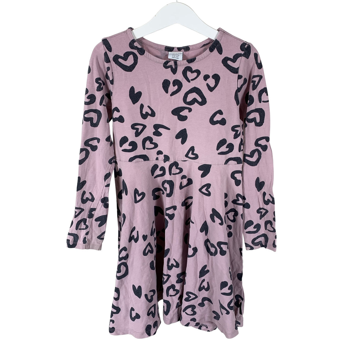 Tyttöjen Polarn O. Pyret - Trikoomekko, koko 122 - 128 - Violetti (1)