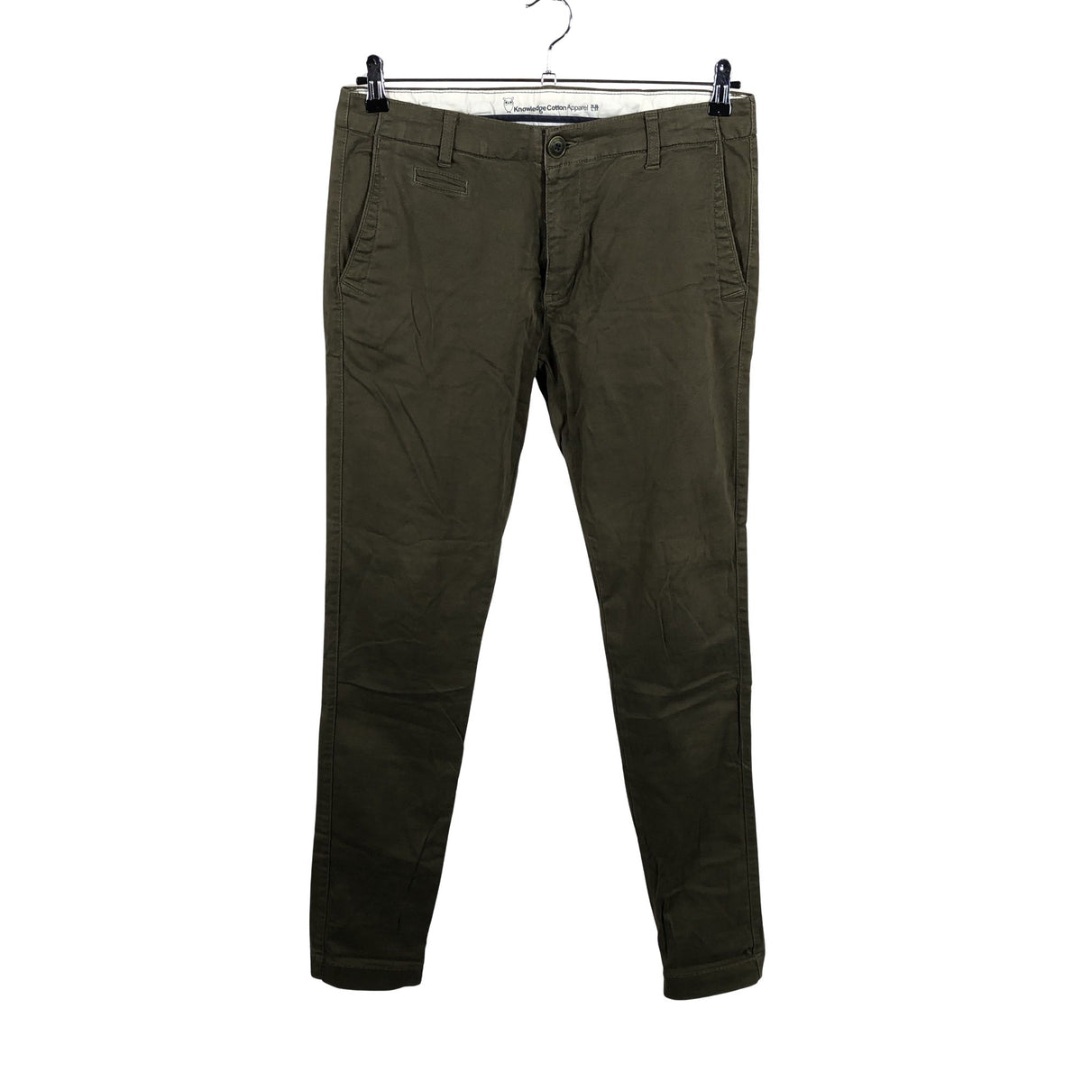Miesten Knowledge Cotton Apparel - Chinot, koko W33 - Vihreä (1)