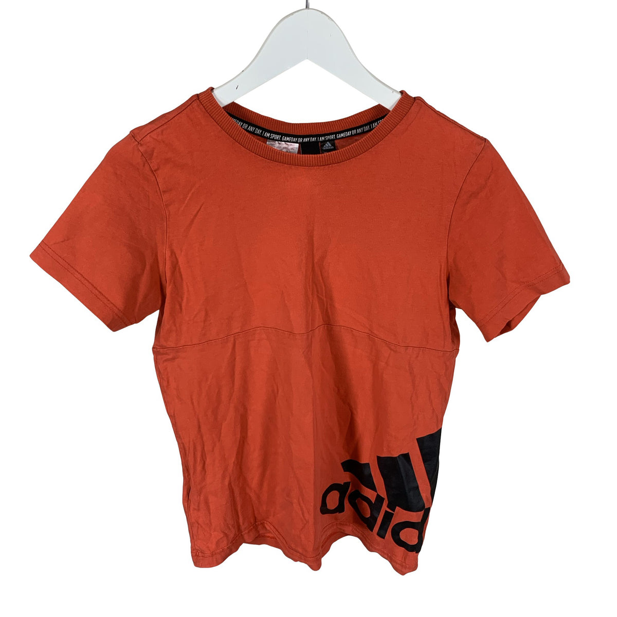 Unisex Adidas - T-paita, koko 146 - 152 - Punainen (1)