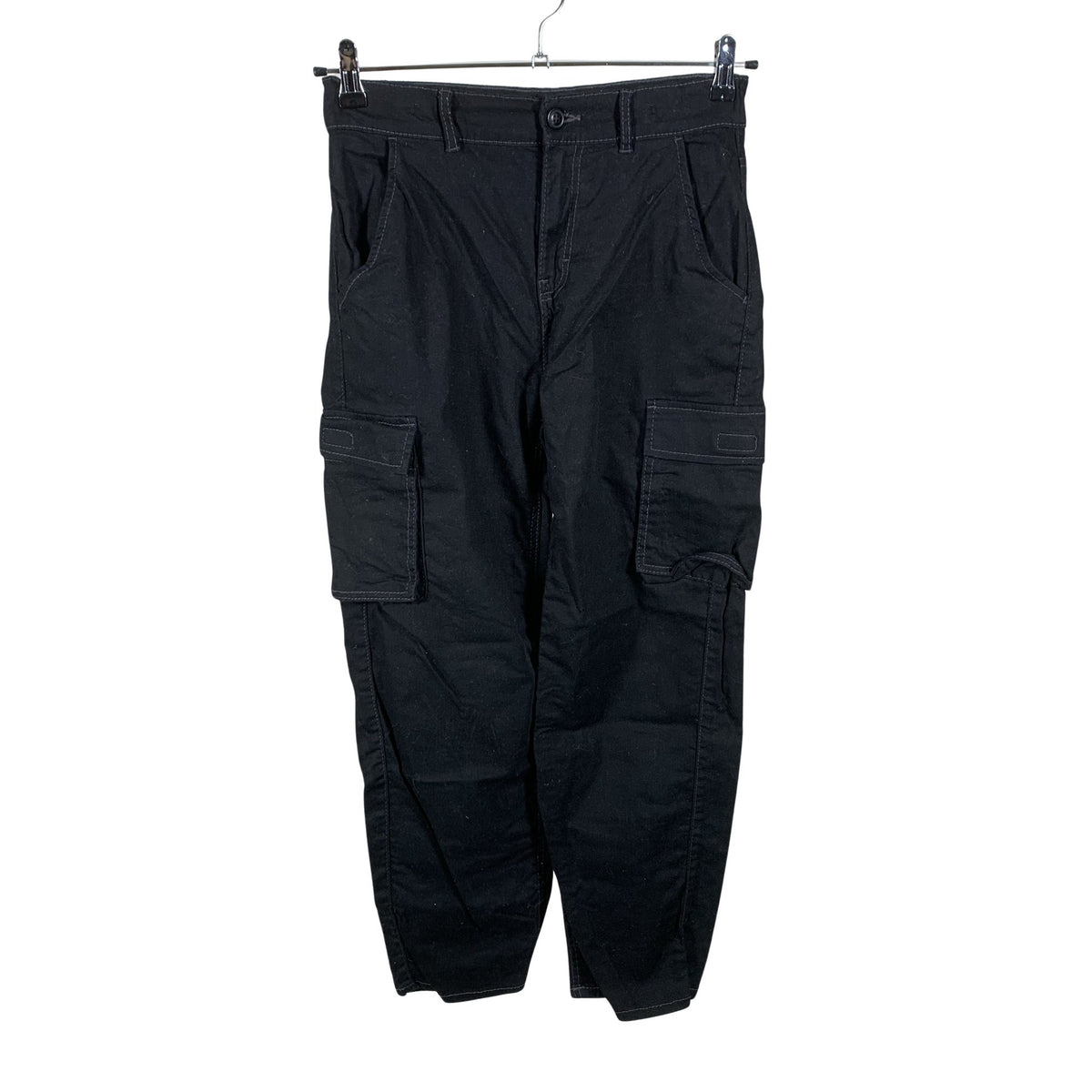 Unisex Lindex - Cargohousut, koko 158 - 164 - Musta (1)