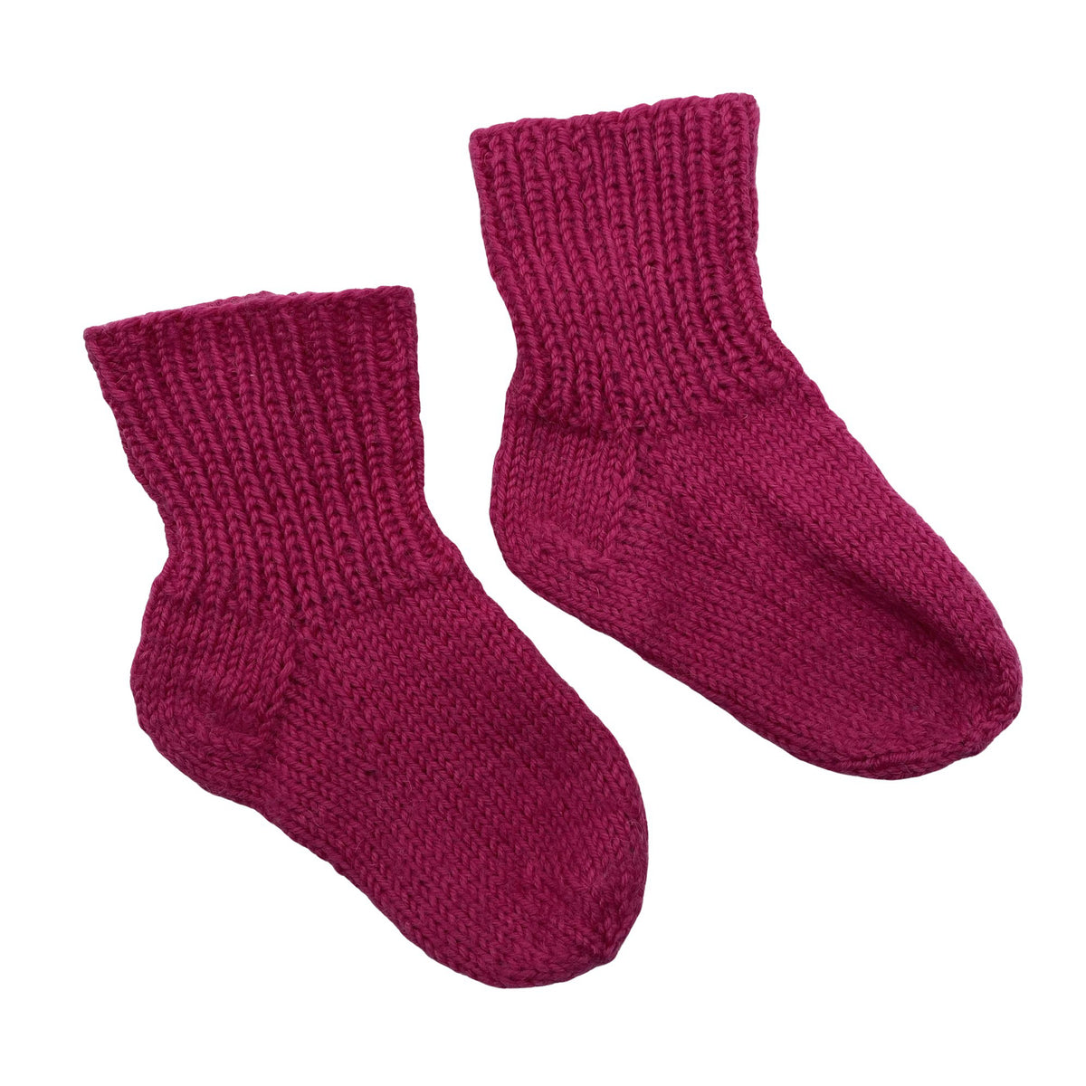 Unisex Handmade - Villasukat, koko 25 - Pinkki (1)