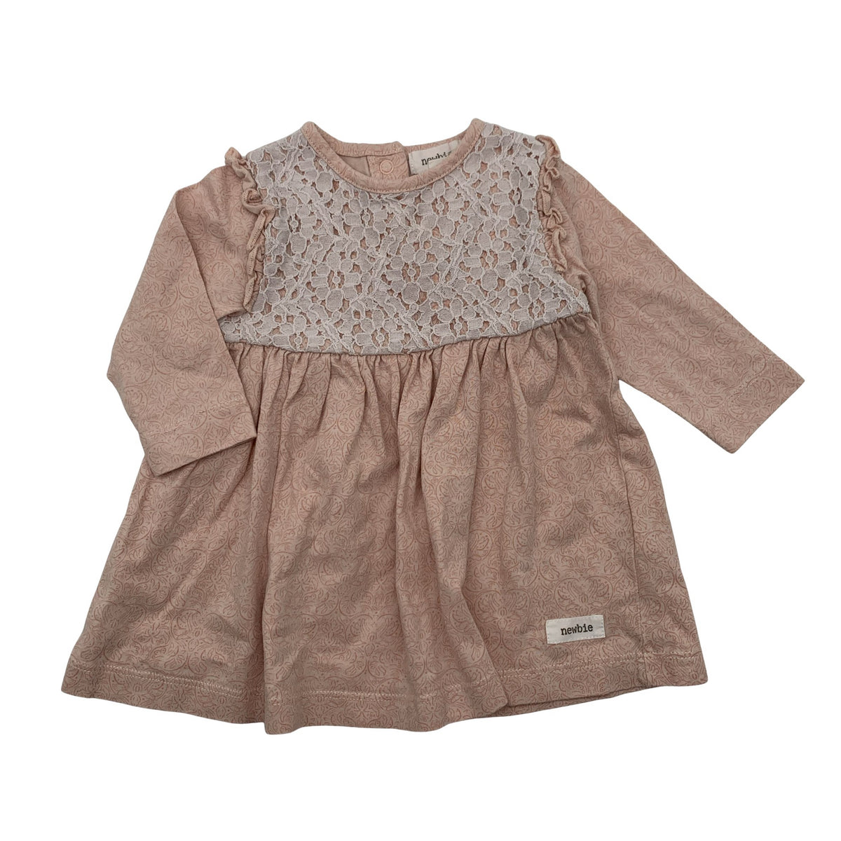 Tyttöjen Newbie - Trikoomekko, koko 56 - 62 - Vaaleanpunainen (1)
