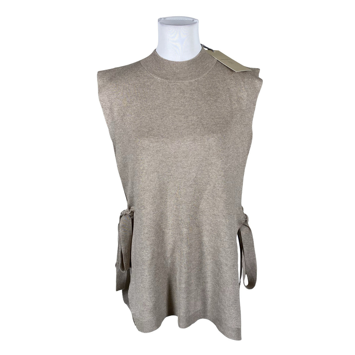 Naisten Free Quent - Neuleliivi, koko 42 - Beige (1)