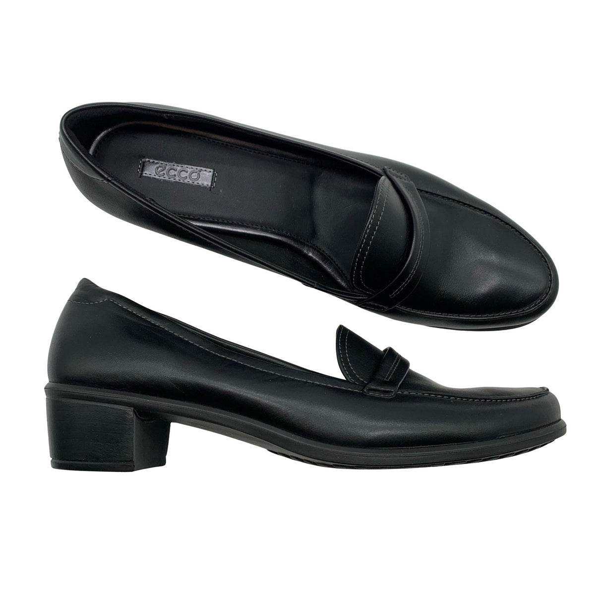 Naisten Ecco - Loaferit, koko 42 - Musta (1)
