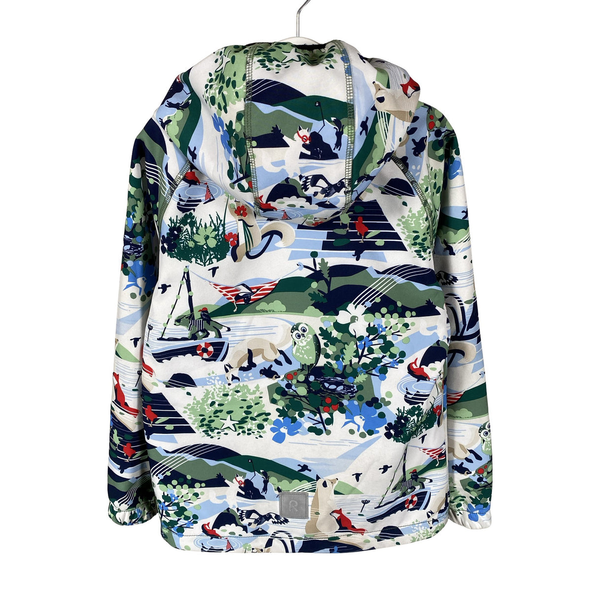 Unisex Reima - Softshell-takki, koko 128 - 134 - Valkoinen (2)