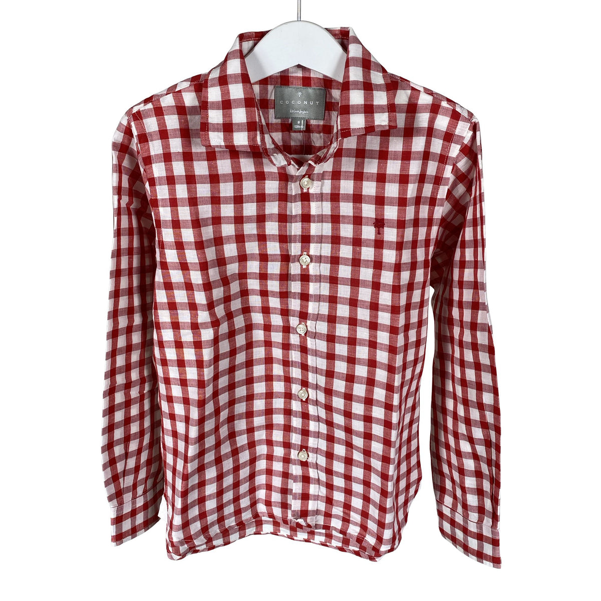 Unisex Coconut - Kauluspaita, koko 122 - 128 - Punainen (1)