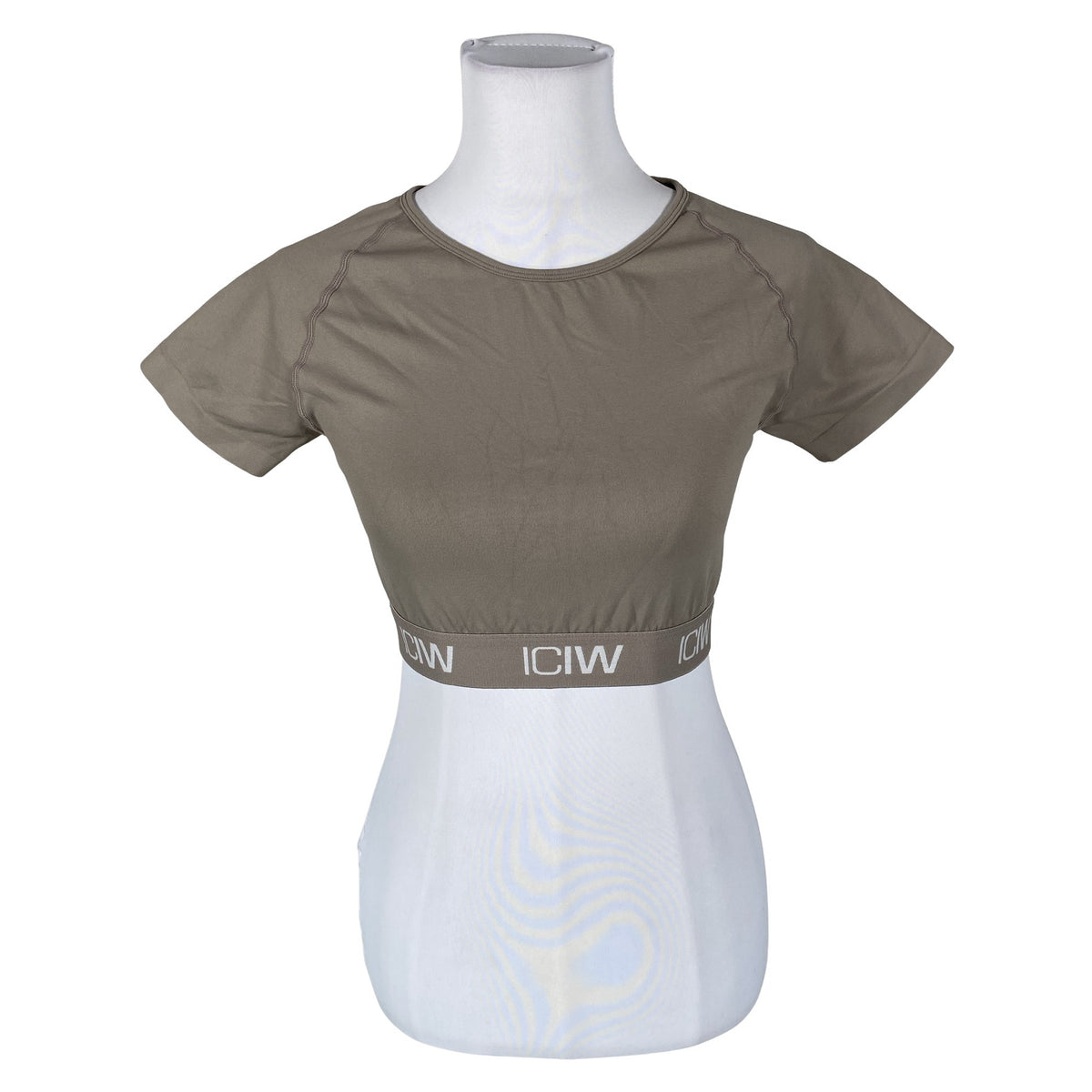 Naisten ICIW – Icaniwill - Urheilupaita, lyhyet hihat, koko 38 - Beige (1)