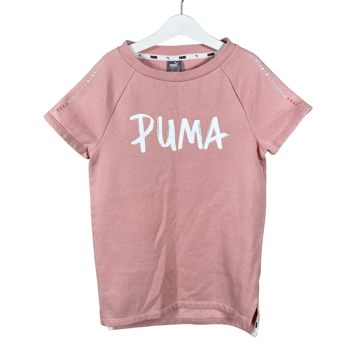 Tyttöjen Puma - Collegemekko, koko 122 - 128 - Vaaleanpunainen (1)