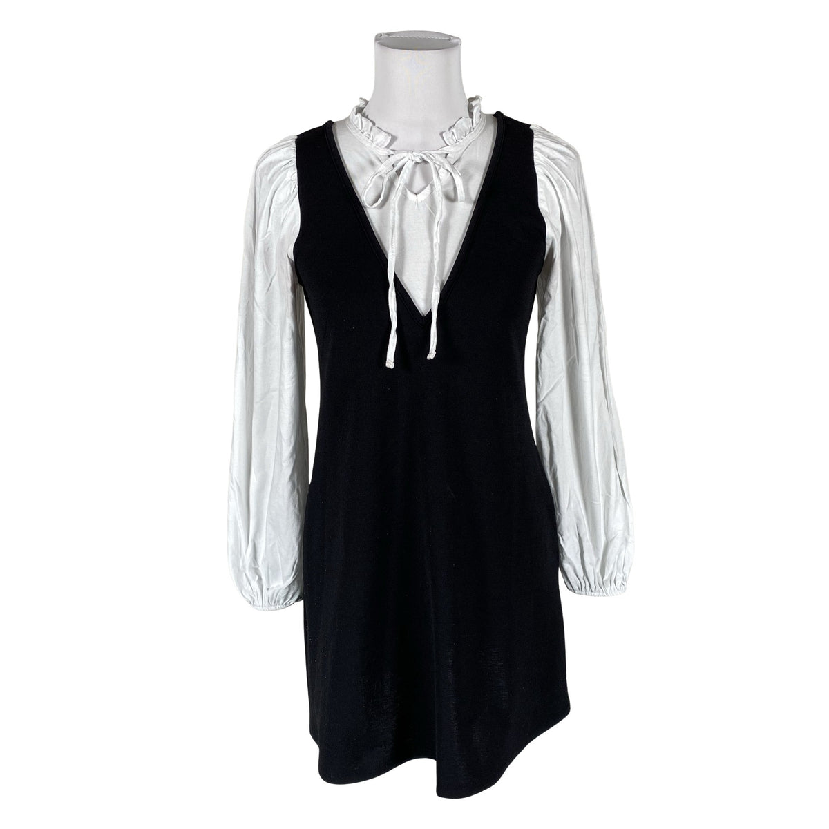 Naisten Miss Selfridge - Trikootunika, koko 38 - Musta (1)