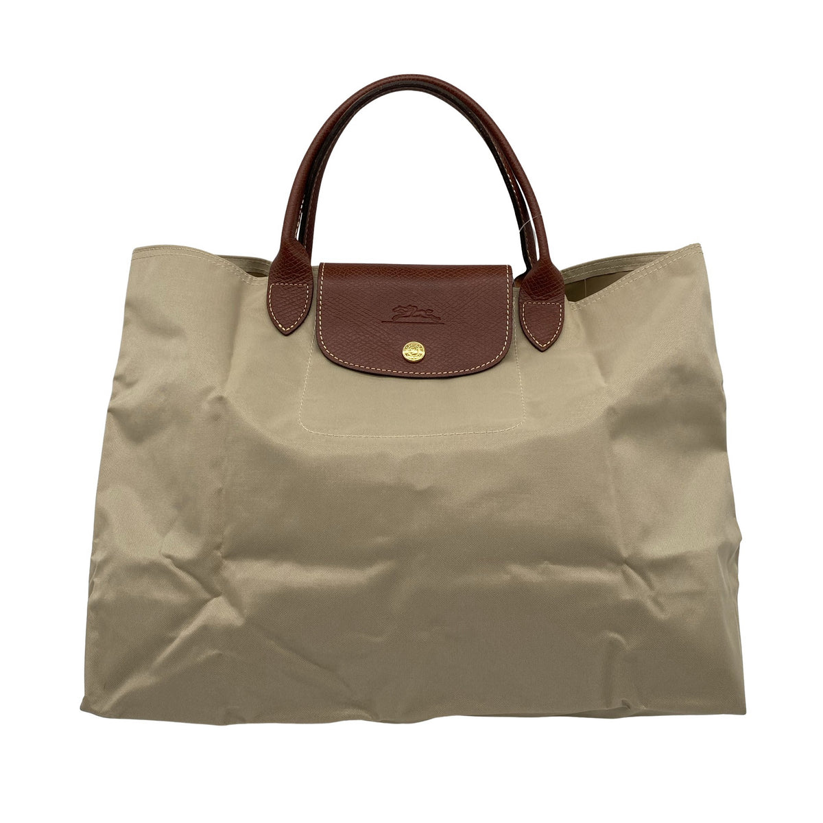 Naisten Longchamp - Käsilaukku, koko Maxi - Beige (1)