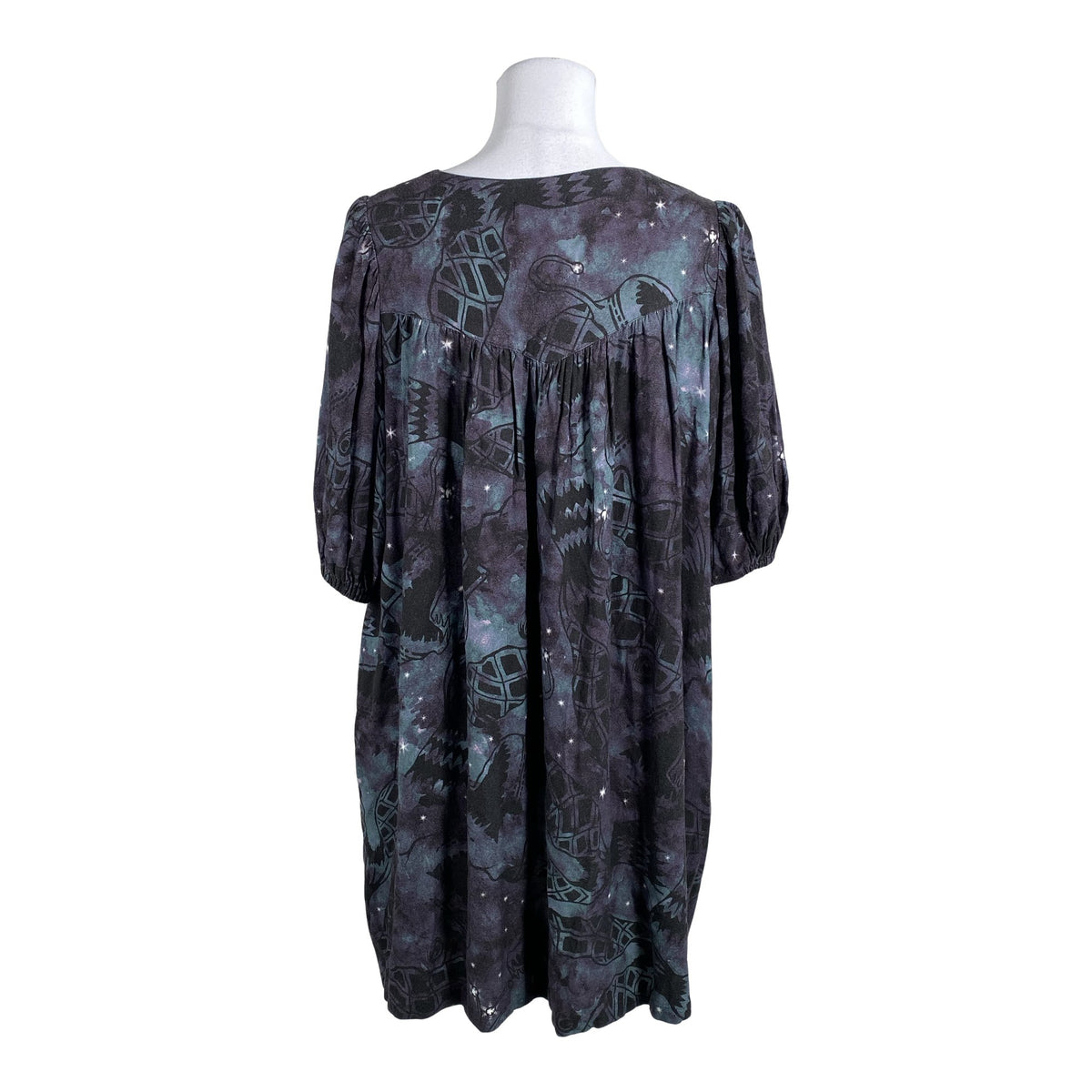 Naisten Jatuli - Sifonkimekko, koko 40 - Violetti (3)