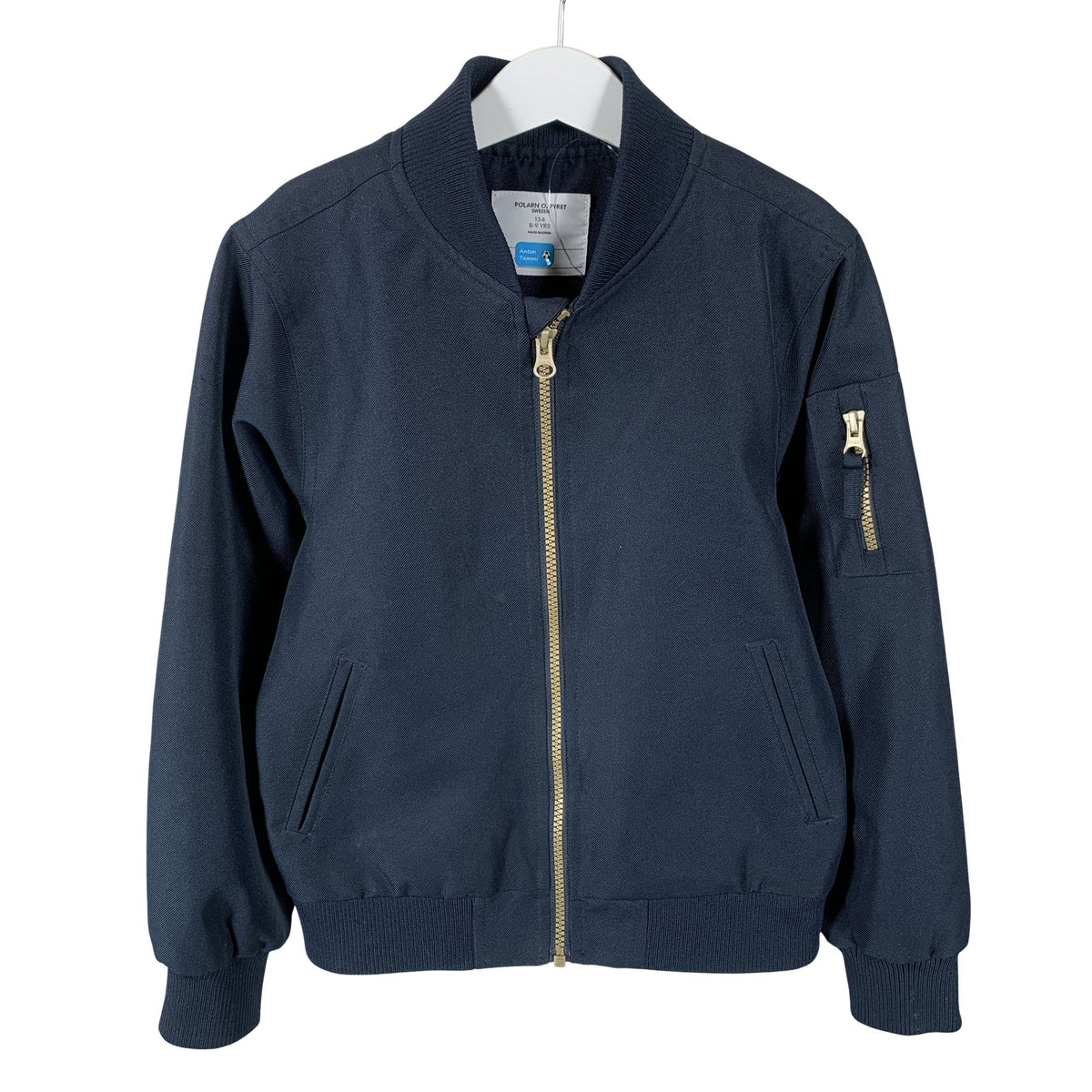 Unisex Polarn O. Pyret - Ulkoilutakki, koko 128 - 134 - Sininen (1)