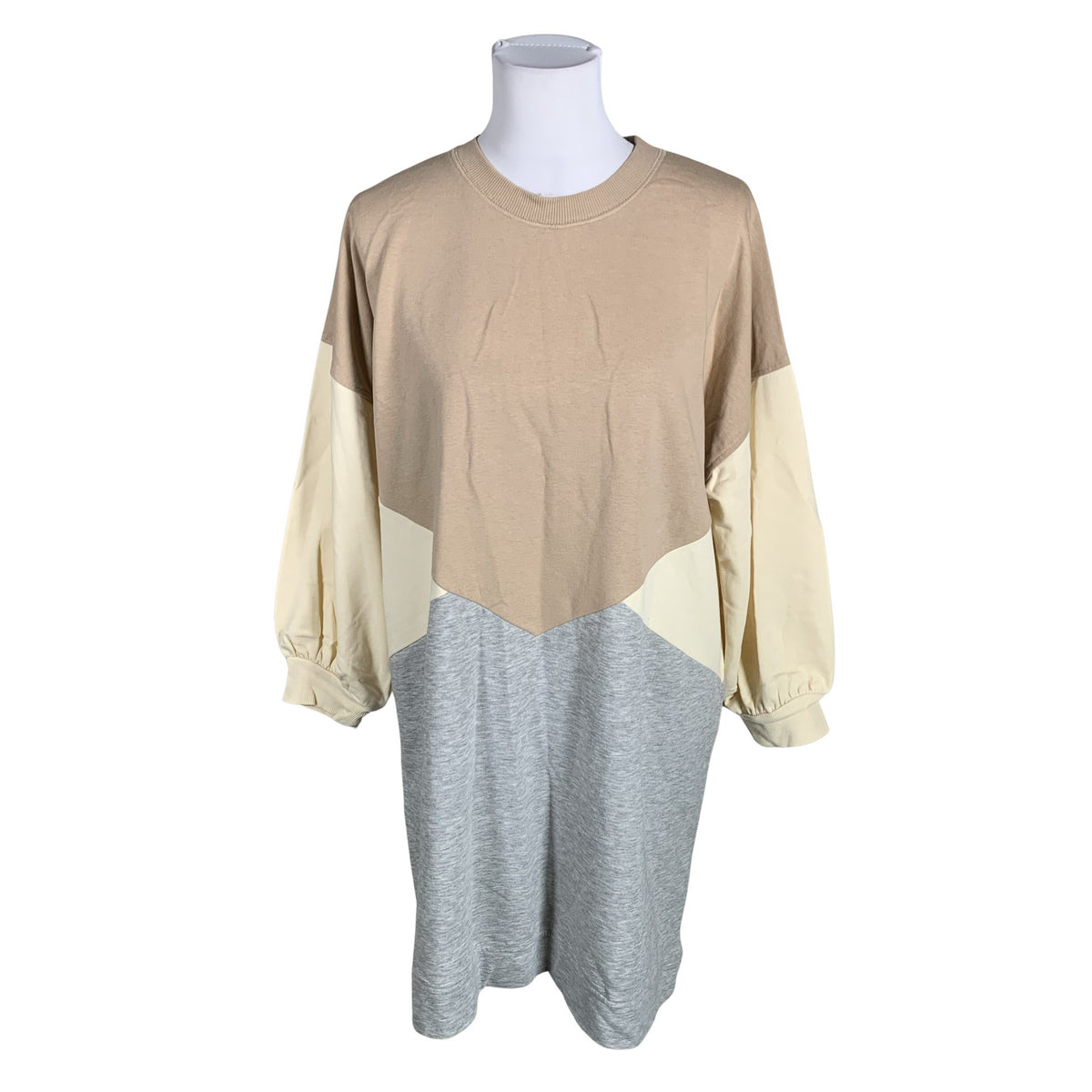 Naisten Part two - Trikoomekko, koko 40 - Beige (1)