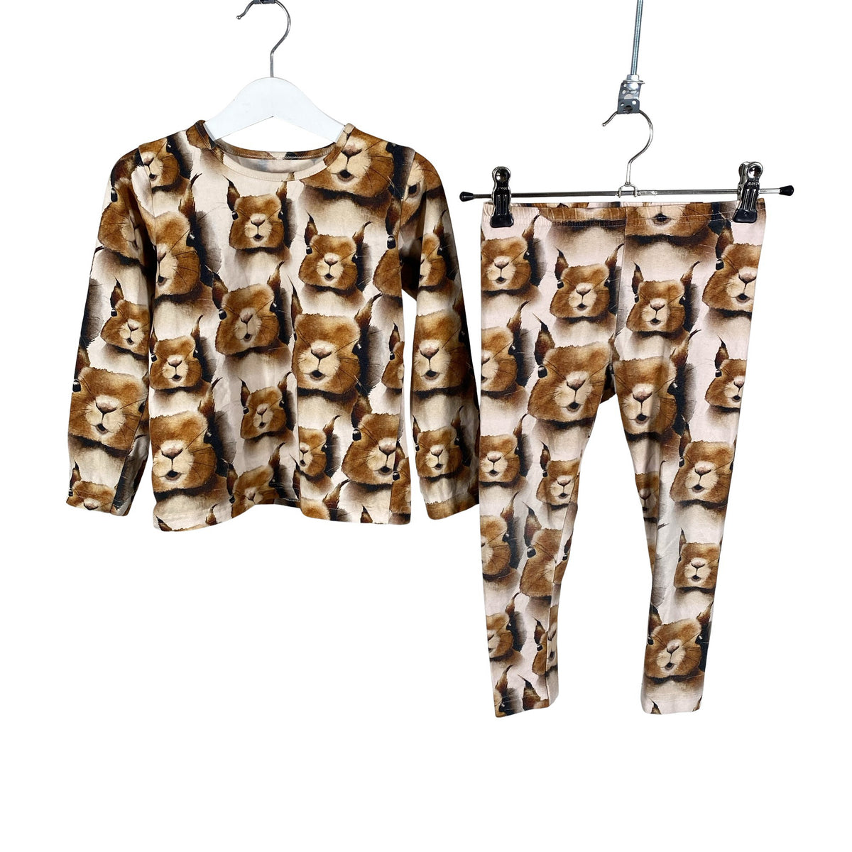 Unisex Metsola - Trikoopaita, koko 98 - 104 - Ruskea (1)