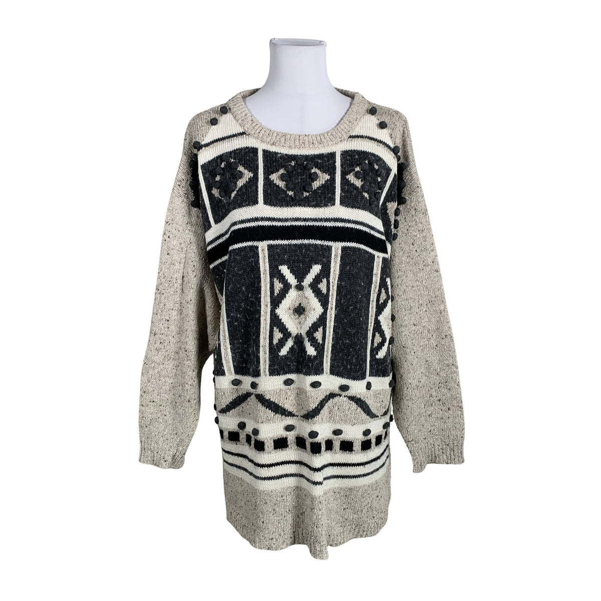 Naisten Gina - Neulepaita, koko 38 - Beige (1)