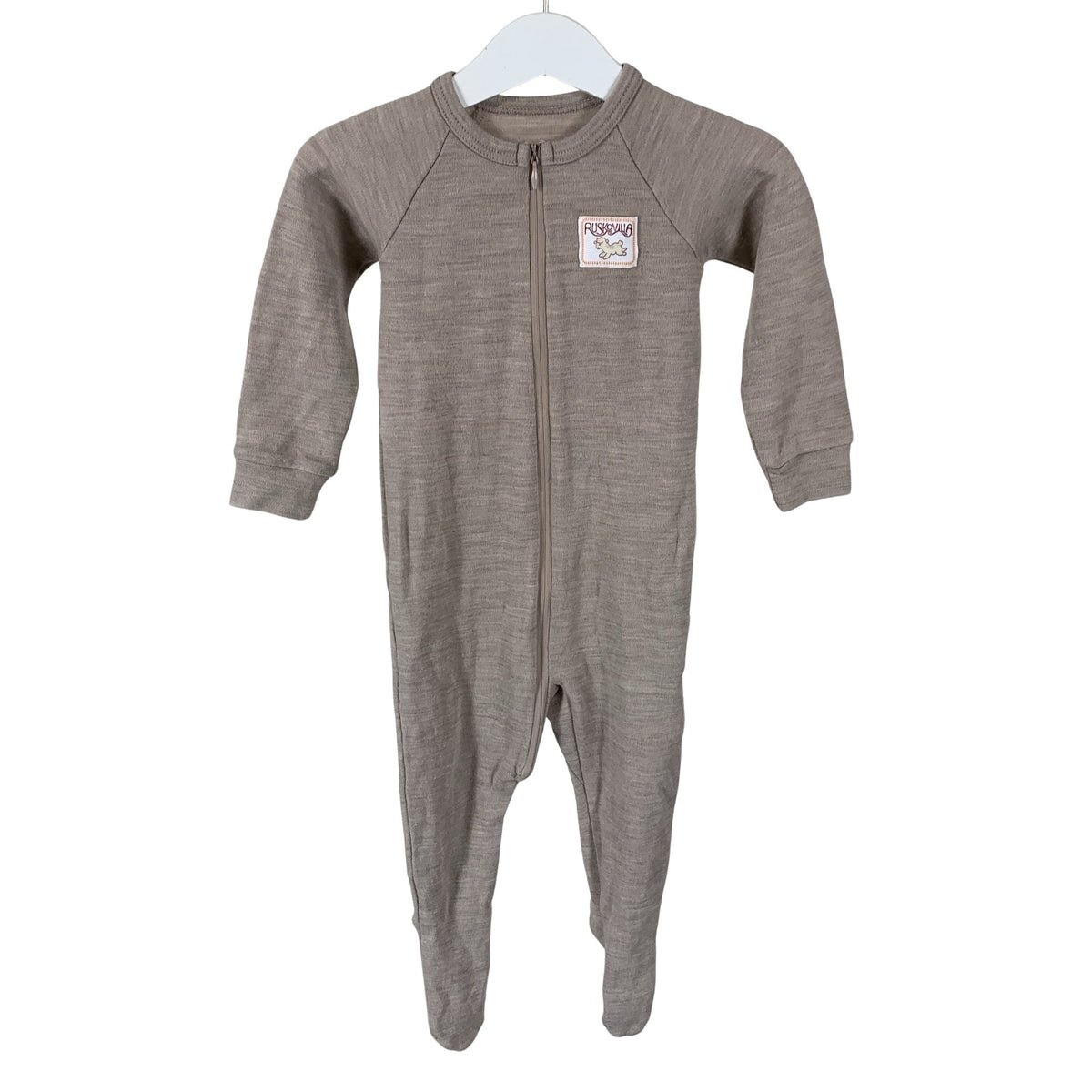 Unisex Ruskovilla - Villahaalari, koko 74 - 80 - Beige (1)