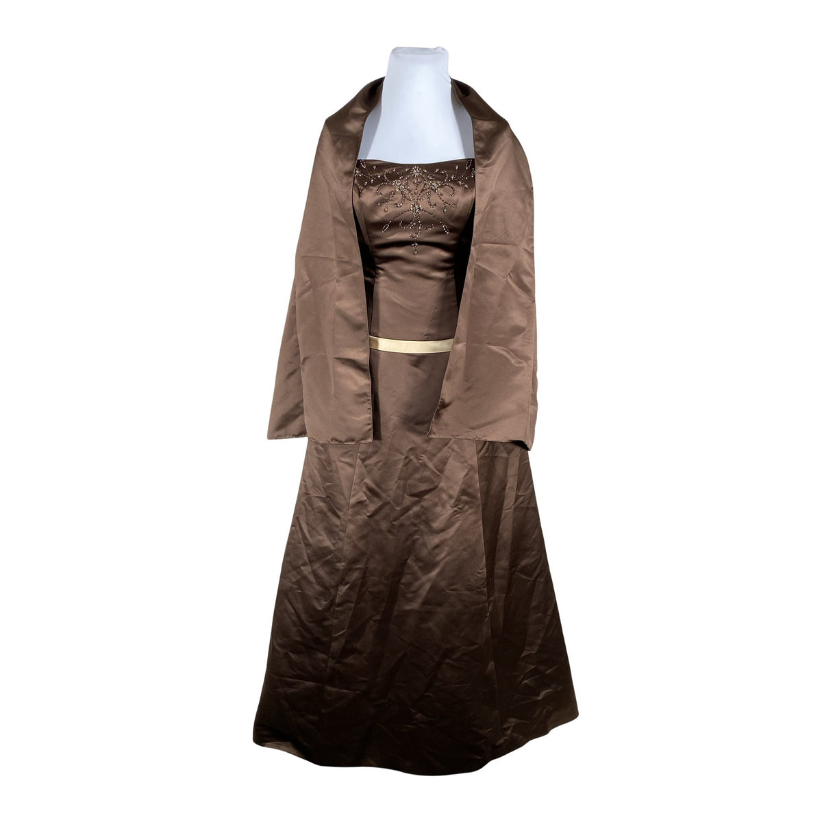 Naisten Alexia Designs - Juhlamekko, koko 42 - Ruskea (2)