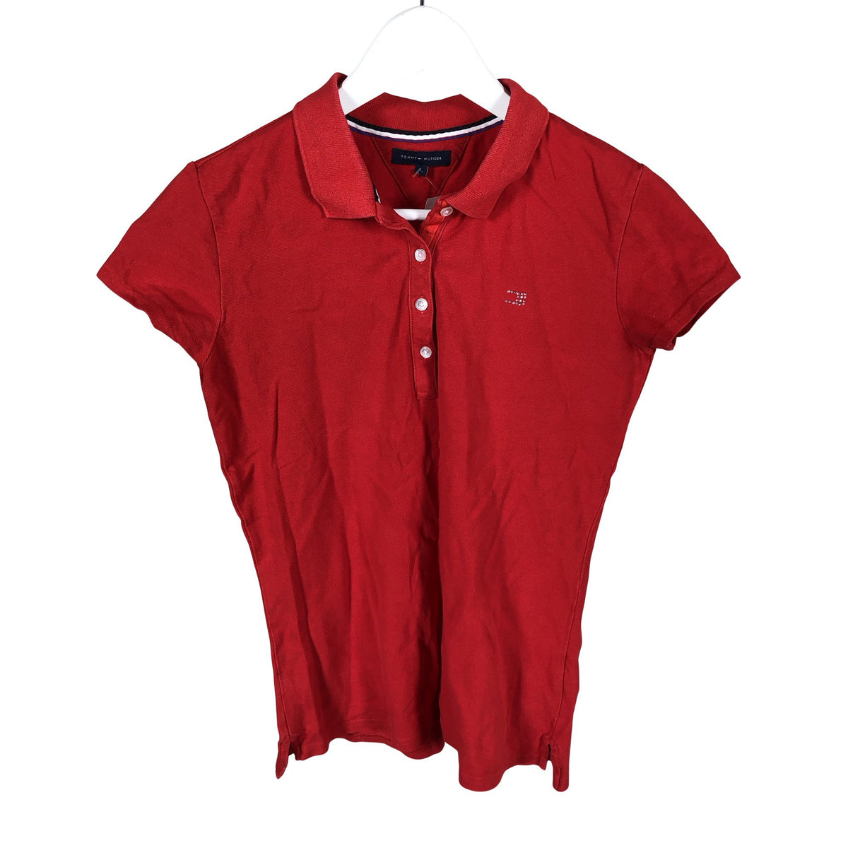 Tyttöjen Tommy Hilfiger - Pikeepaita, koko 170 - 176 - Punainen (1)