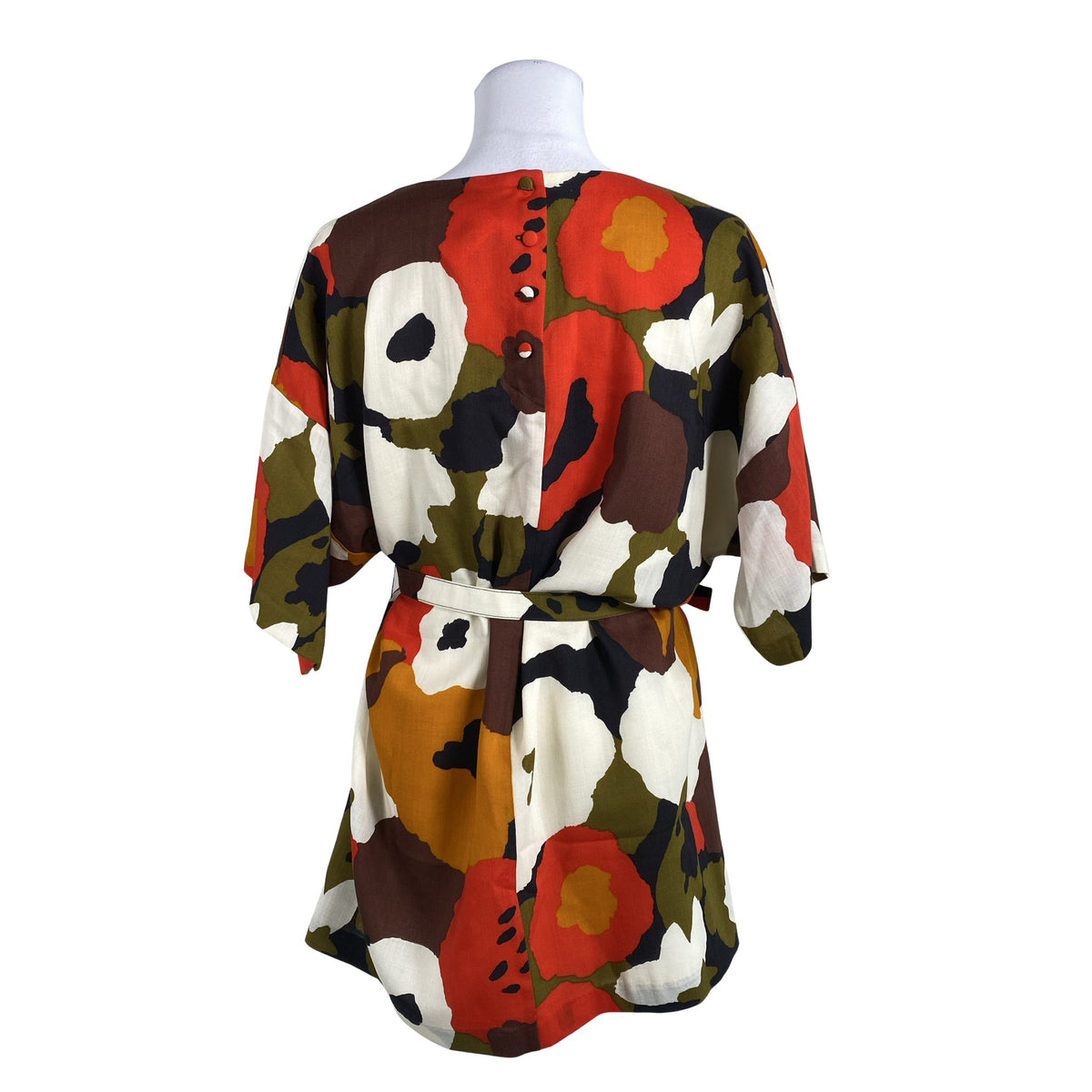 Naisten Marimekko - Kangastunika, koko 40 - Punainen (3)