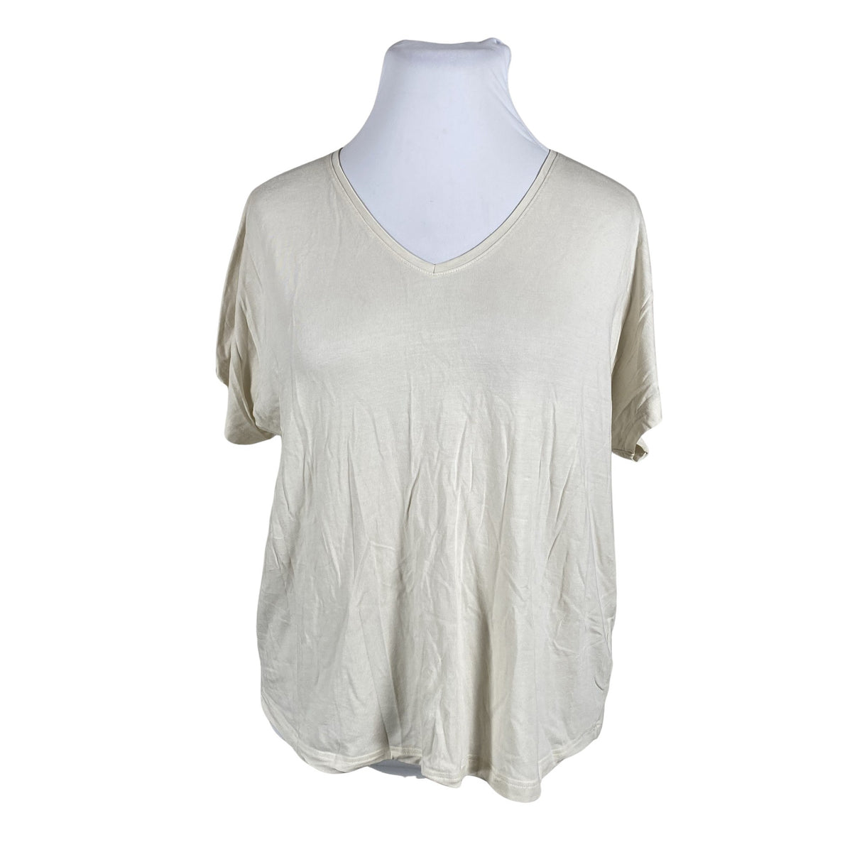 Naisten NOSH - T-paita, koko 42 - Beige (1)