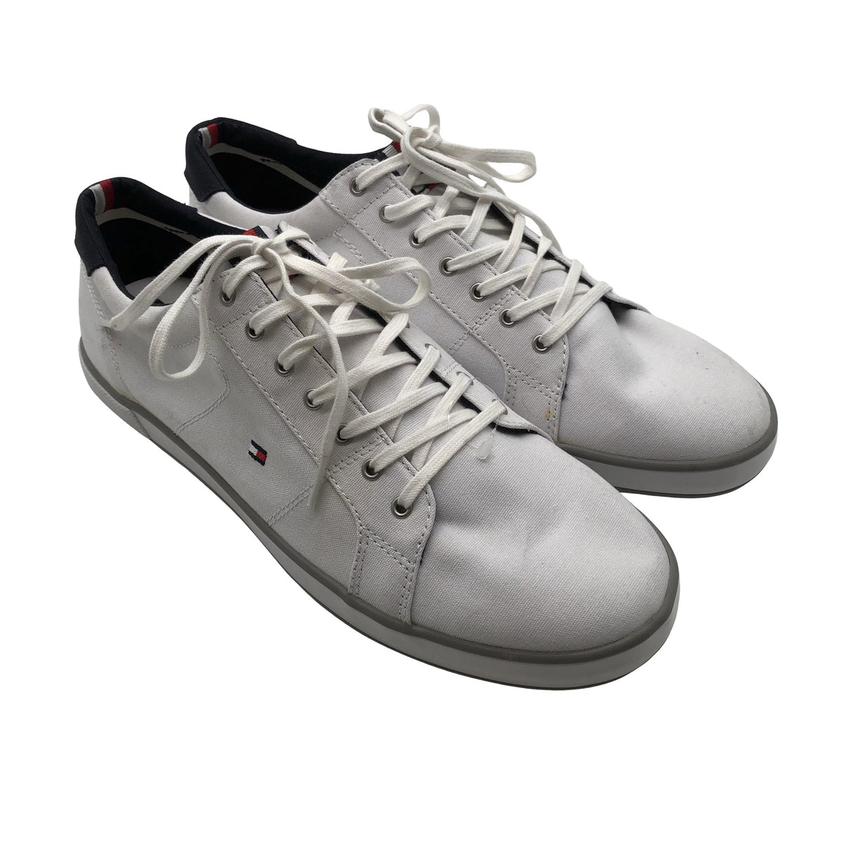 Miesten Tommy Hilfiger - Tennarit, koko 45 - Valkoinen (2)