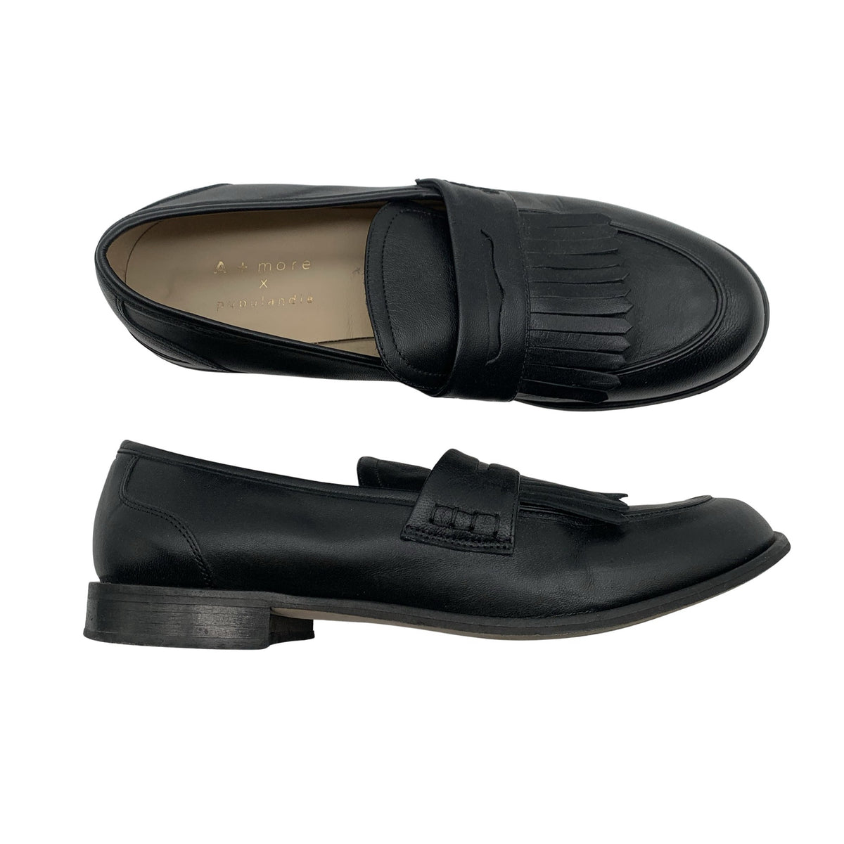Naisten A+more - Loaferit, koko 40 - Musta (1)