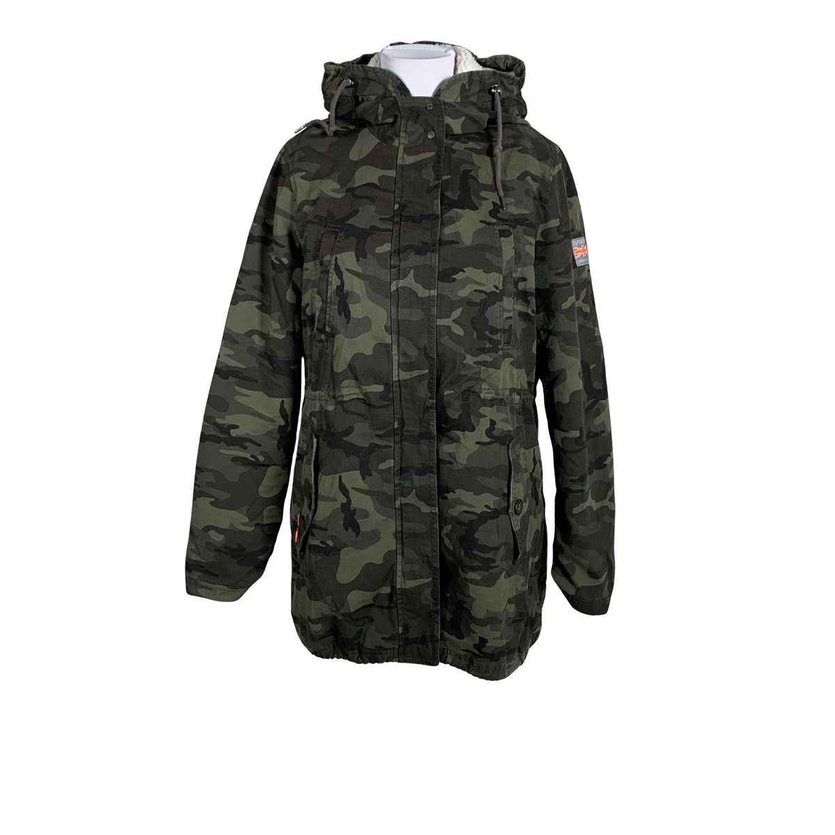Naisten Superdry - Kevyttoppatakki, koko 38 - Ruskea (1)