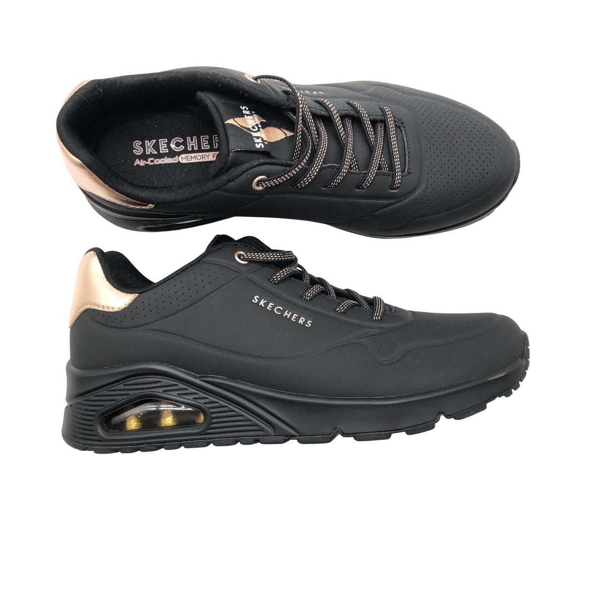 Naisten Skechers - Lenkkarit, koko 39 - Musta (1)