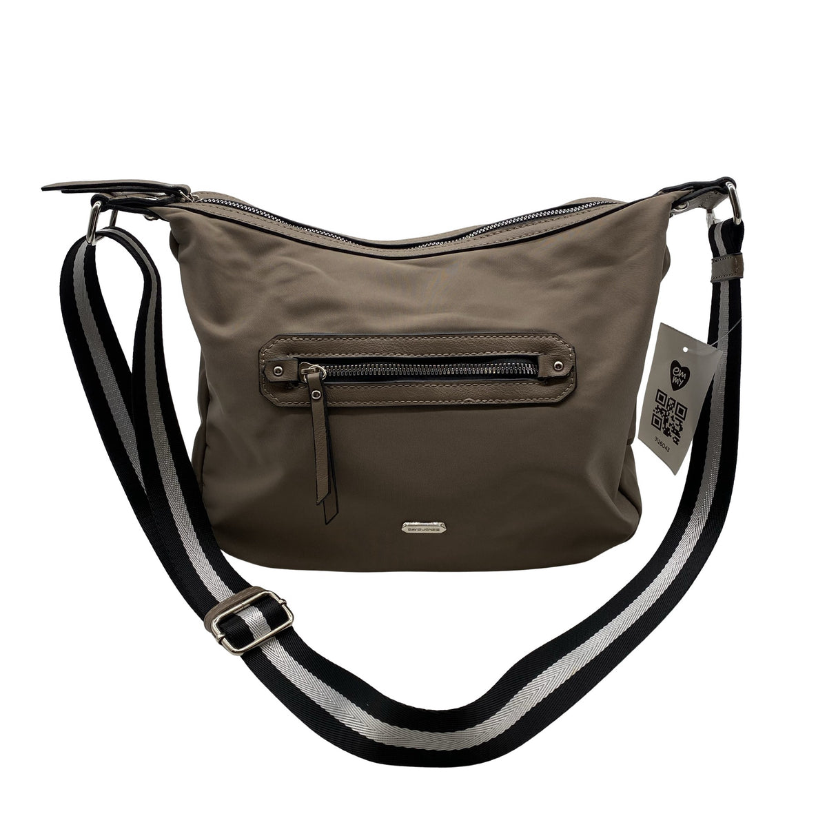 Naisten David Jones - Olkalaukku, koko Midi - Ruskea (1)