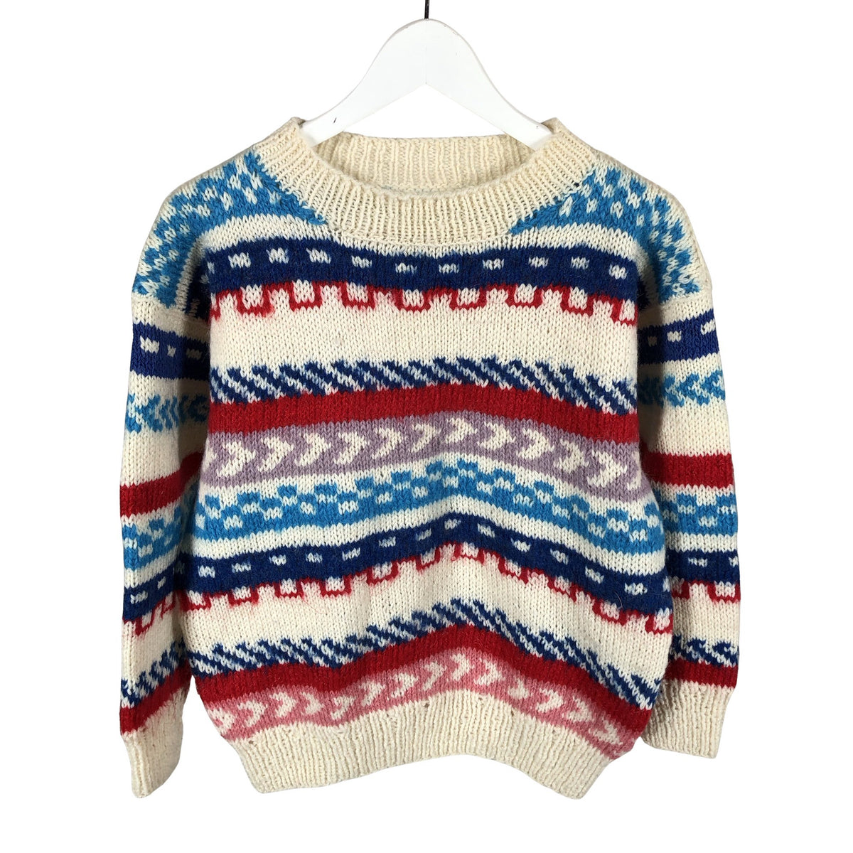 Unisex Handmade - Neulepaita, koko 152 - 158 - Valkoinen (1)
