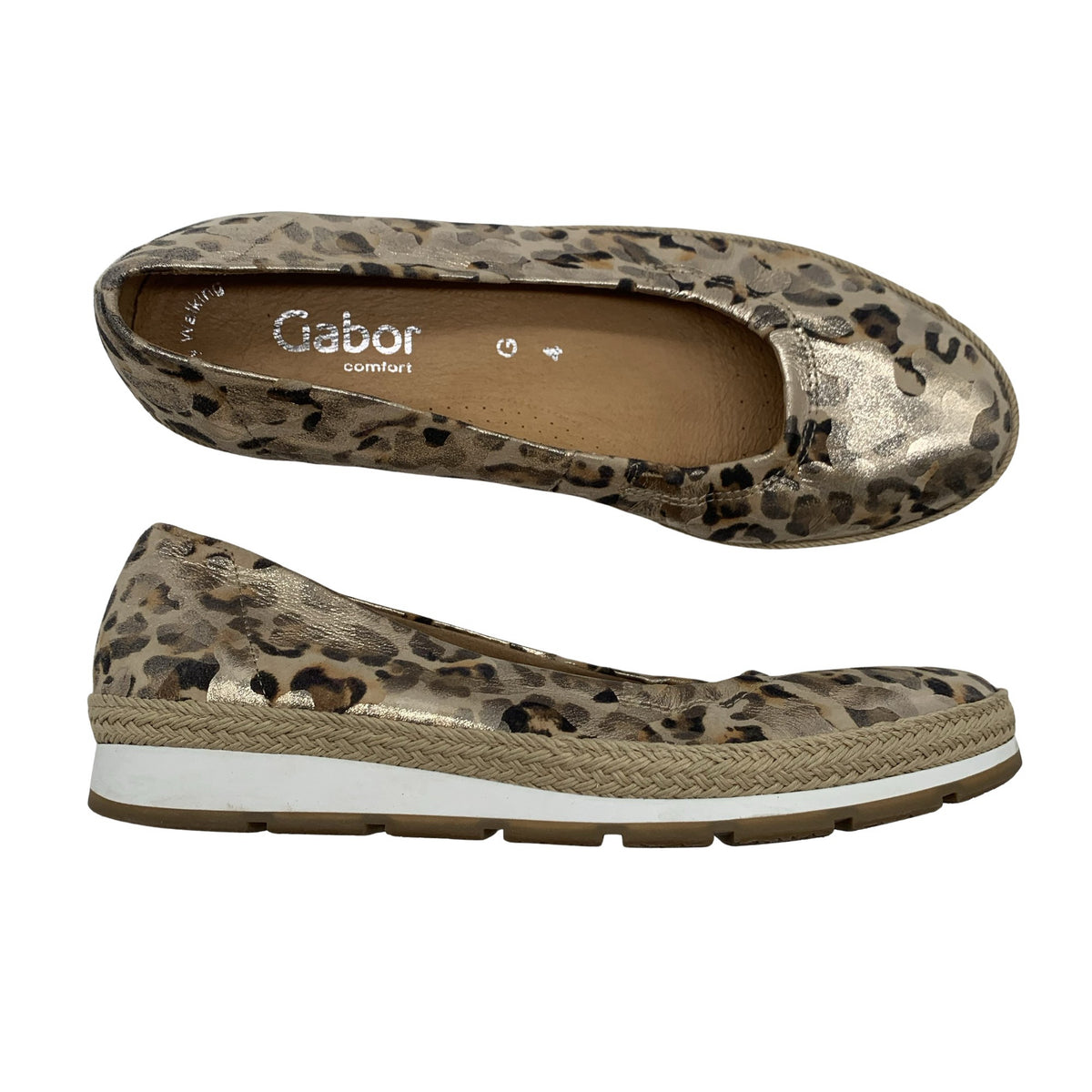 Naisten Gabor - Loaferit, koko 37 - Kulta (1)