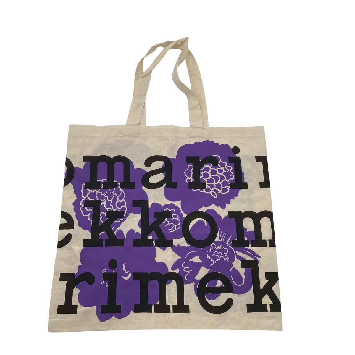 Naisten Marimekko - Ostoskassi, koko Maxi - Beige (1)