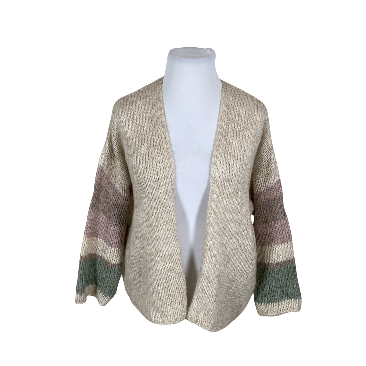 Naisten Bohemiana - Neuletakki, koko 44 - Beige (1)