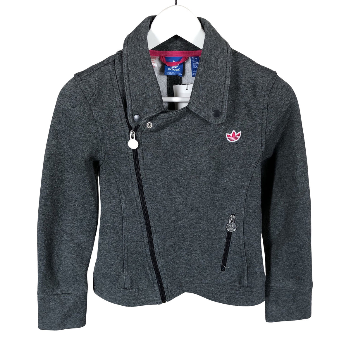Tyttöjen Adidas - Ulkoilutakki, koko 146 - 152 - Harmaa (1)