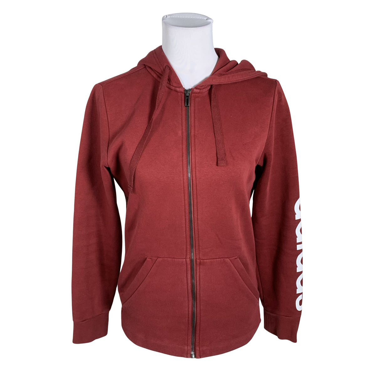 Naisten Adidas - Huppari, koko 38 - Viininpunainen (1)