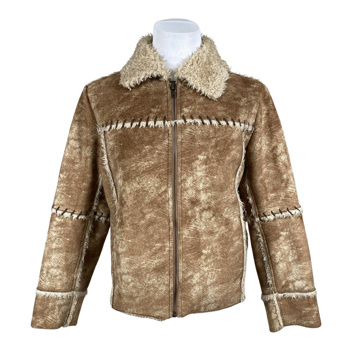 Miesten Jack & Jones - Tekoturkistakki, koko L - Ruskea (1)