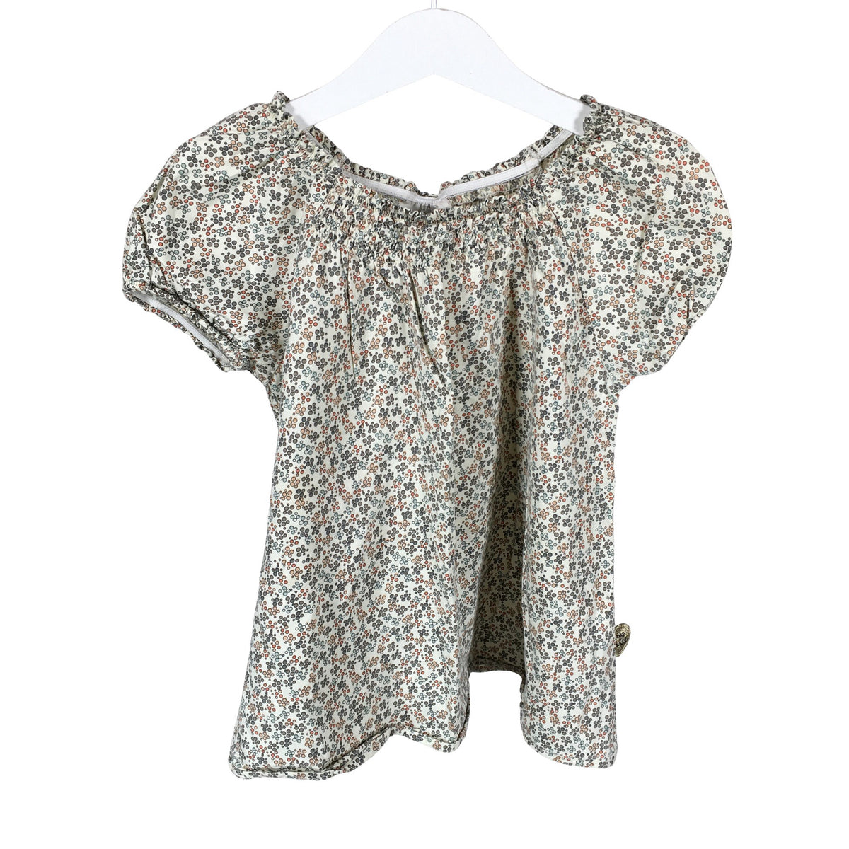 Tyttöjen POMPdeLUX - Lyhythihainen pusero, koko 110 - 116 - Beige (1)