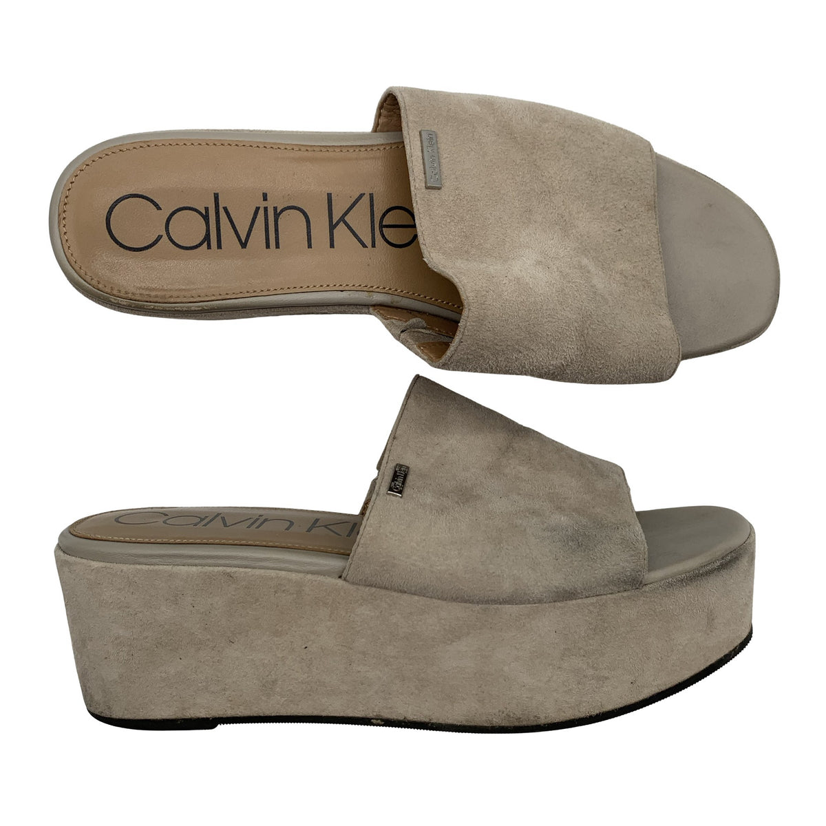 Naisten Calvin Klein - Sandaalit, koko 38 - Beige (1)