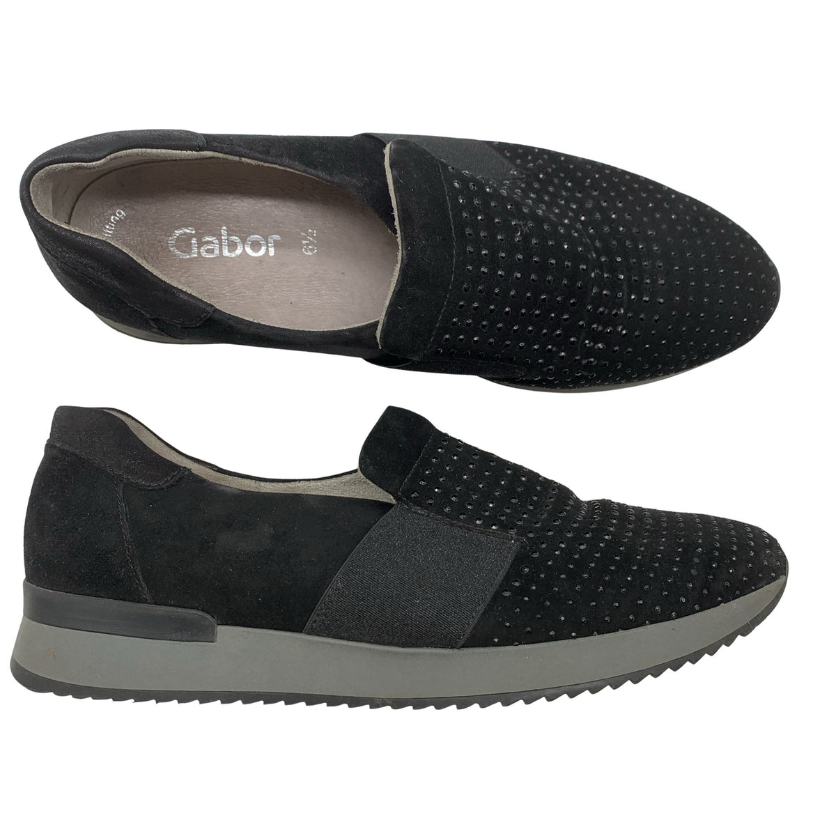 Naisten Gabor - Loaferit, koko 40 - Musta (1)