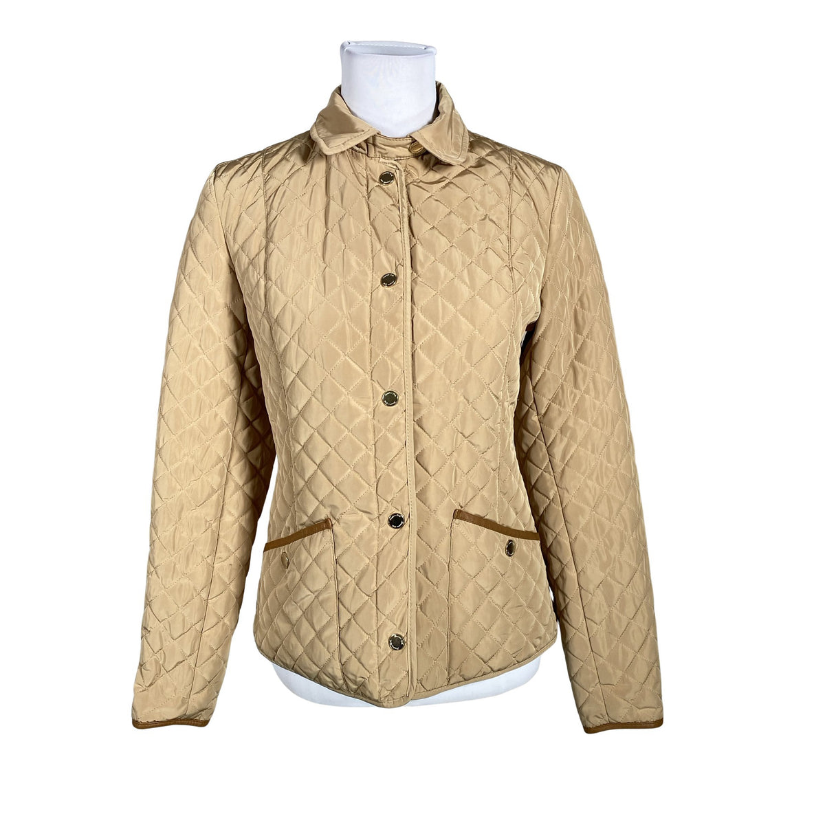 Naisten Massimo Dutti - Tikkitakki, koko 38 - Beige (1)