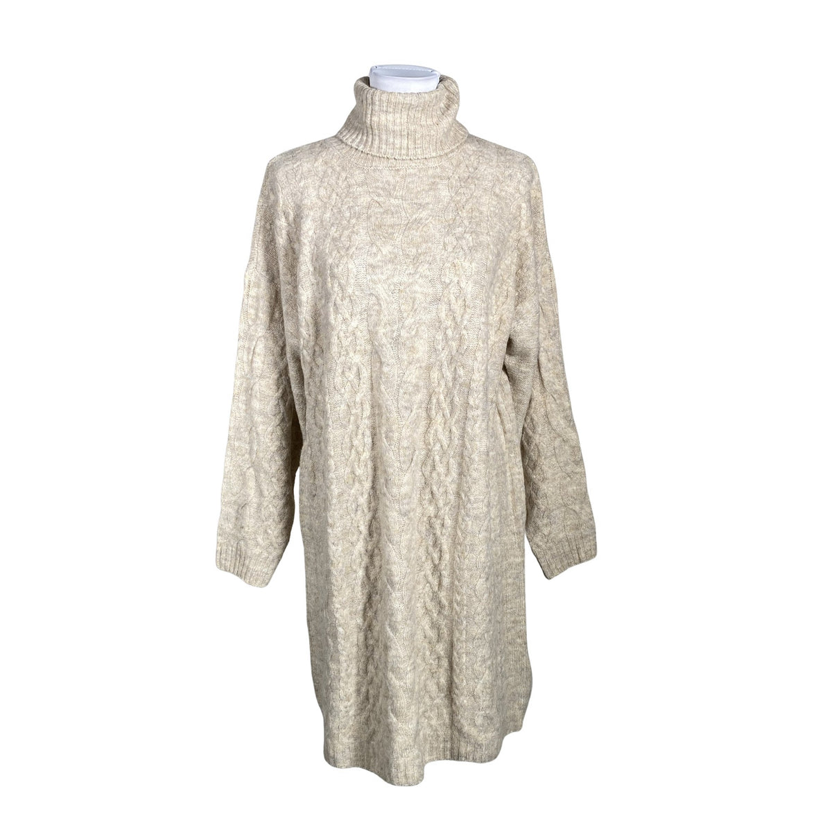 Naisten Cream - Neulemekko, koko 40 - Beige (1)